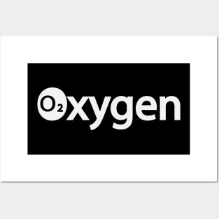 Oxygen O2 creative typography design Posters and Art